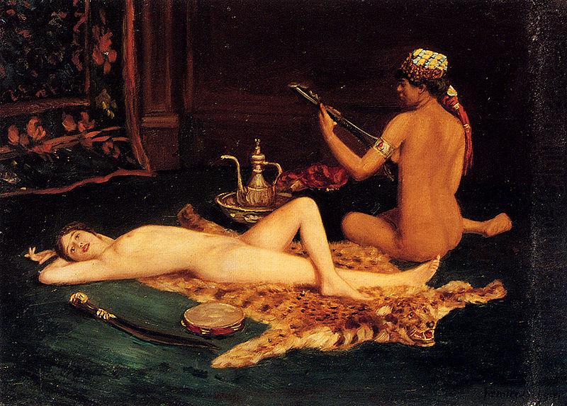 Hermann Faber Reclining Odalisque china oil painting image